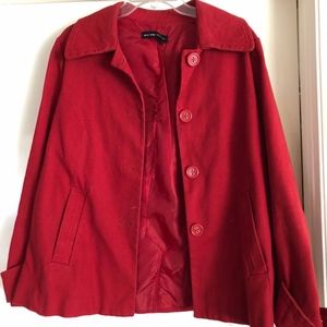 New York & Company Women's Red Jacket